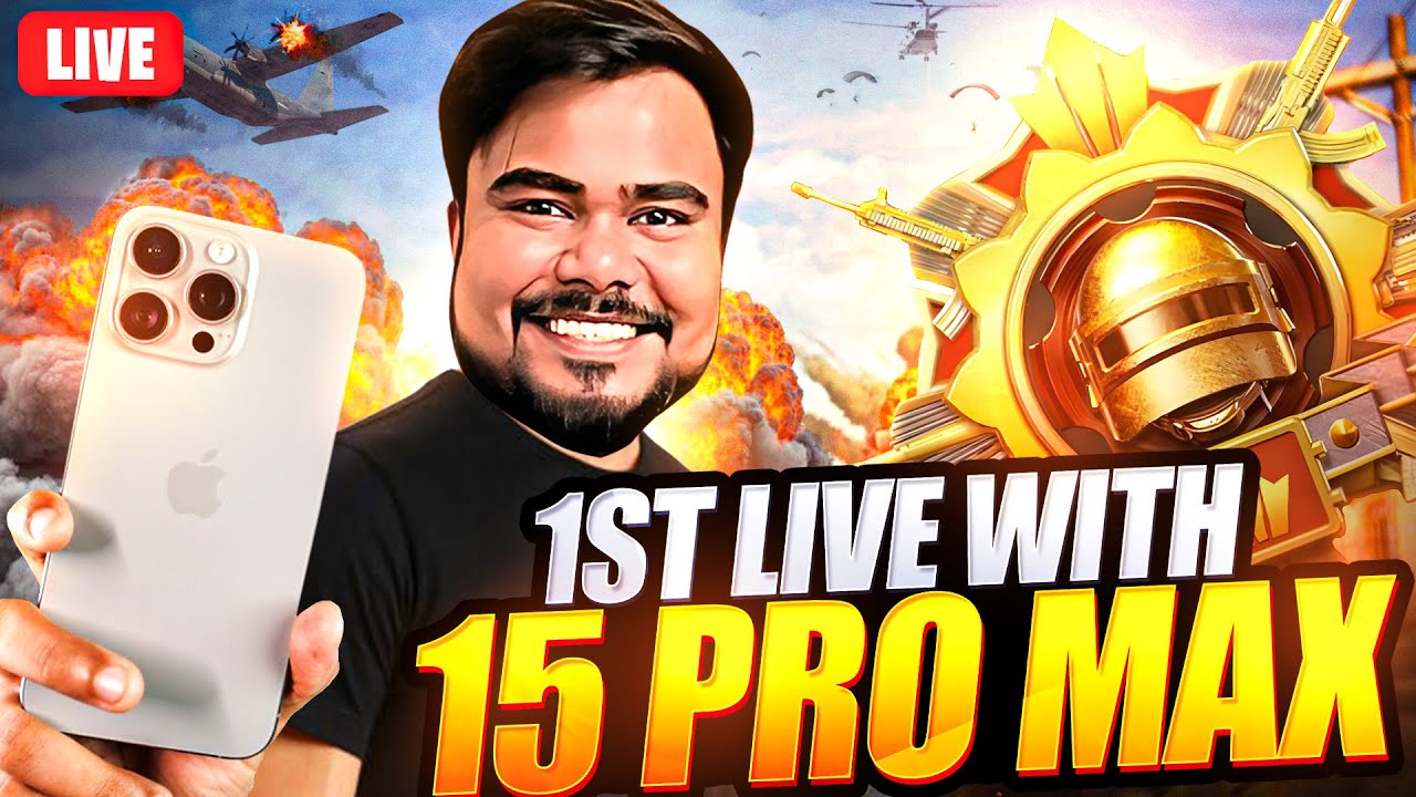 First Live STREAM With 15 pro max