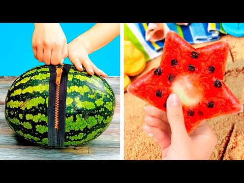IMPRESSIVE HACKS FOR PEELING FRUITS AND VEGETABLES