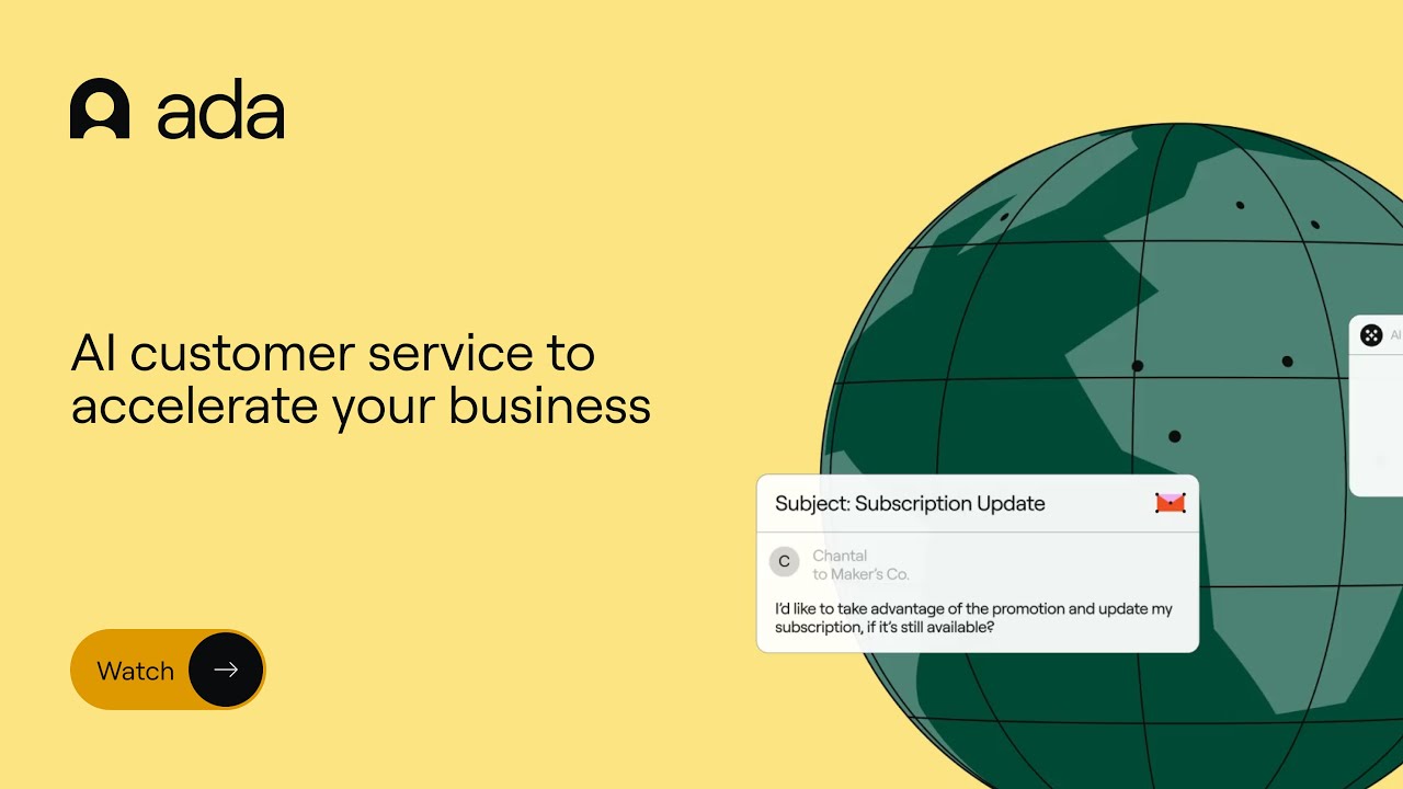 ada CX | scale your customer service effortlessly with AI