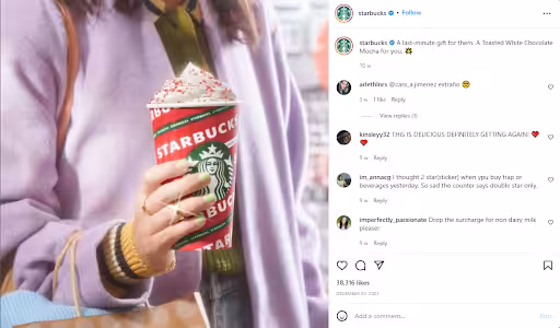 The Best Instagram Marketing Guide for Business in 2026 29 starbucks