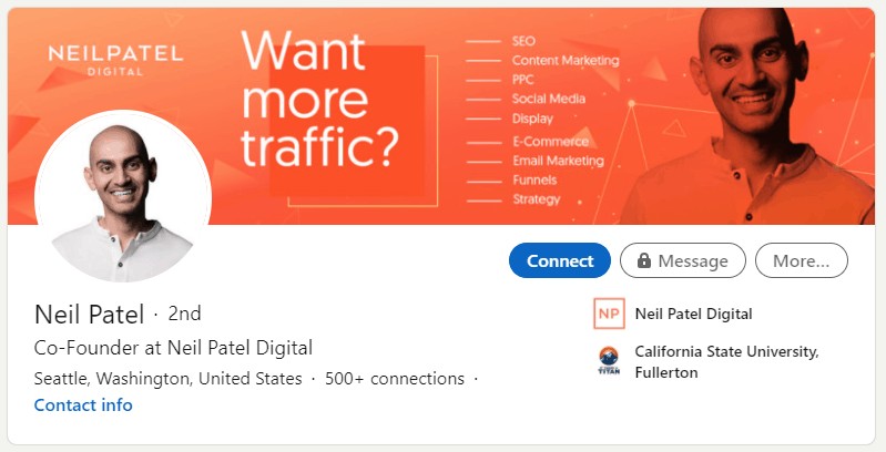 Social Media Optimization Techniques That Really Works For Multiple Platforms 9 profile optimization Neil patel 2