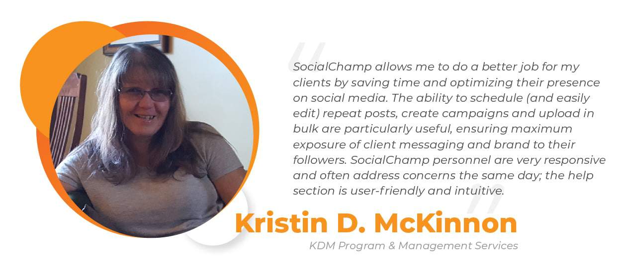 Social Champ Annual Review 2019 in Spotlight 11 customers feedback 2019