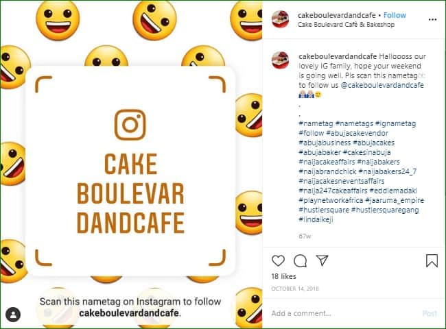 Instagram Nametags: Best Practices to Reach More Followers 13 Emojis 3