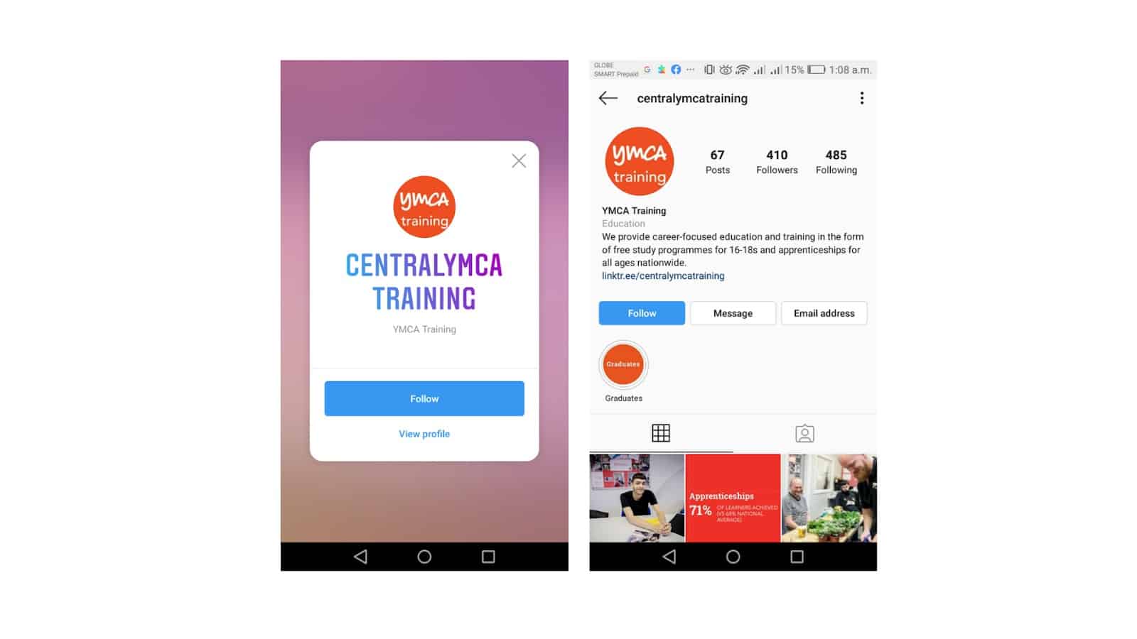 Instagram Nametags: Best Practices to Reach More Followers 18 Instagram page