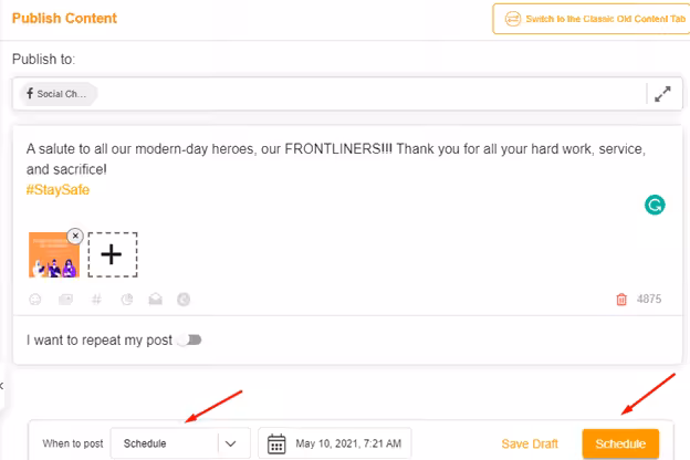 Social Champ & Canva – The New Beginning 6 Canva design adding to social champ