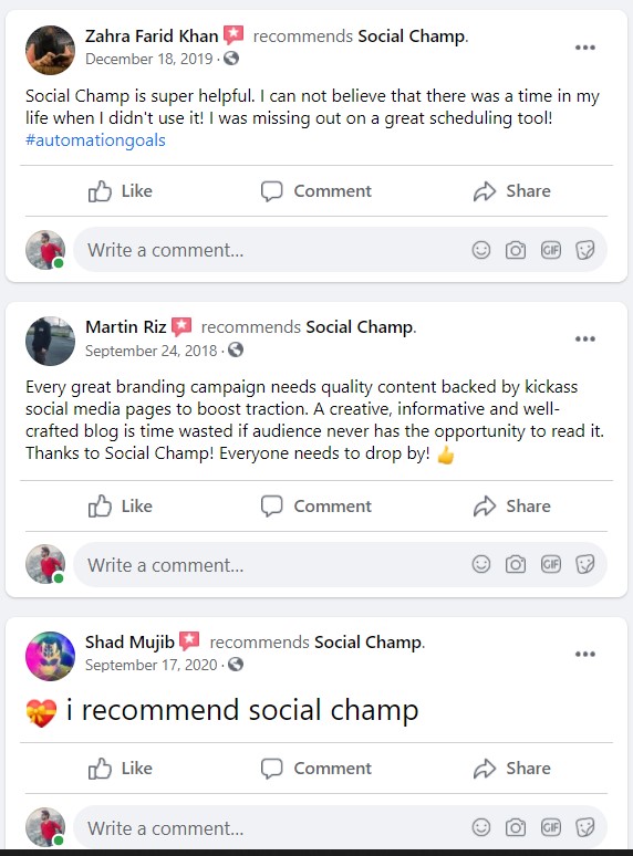 Manage Reviews