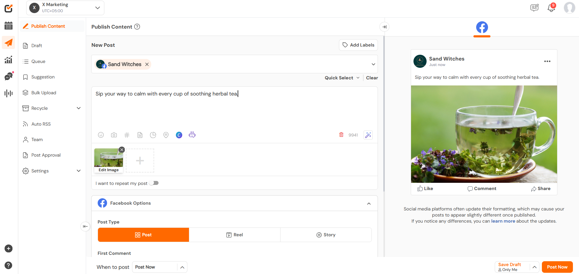 Social Champ’s Dashboard