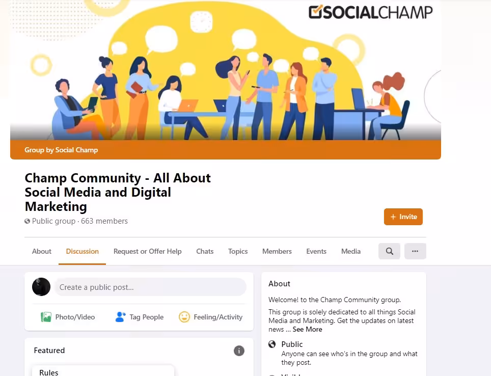 How Facebook Group Badges Help in Building an Online Community 4 SocialChamp Facebook group