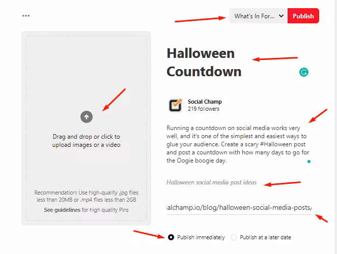 how to post on pinterest
