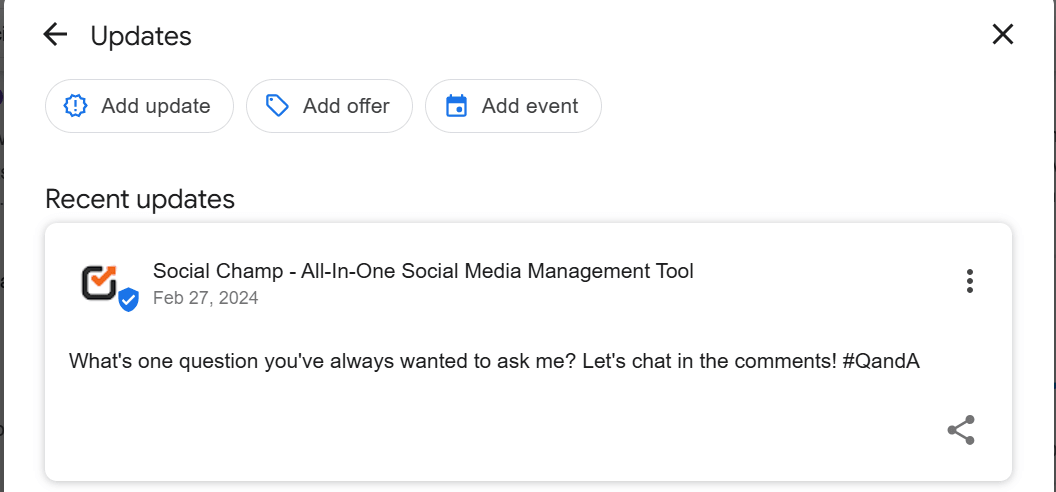 Your Complete 2026 Guide to Google Business Profile Posts for Success 8 New Updates on Social Champ GBP