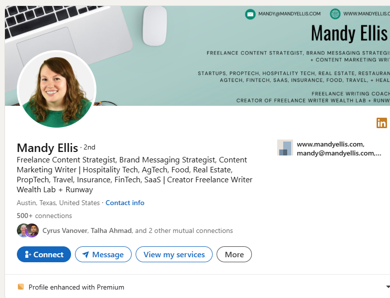 Example of a LinkedIn Profile Photo