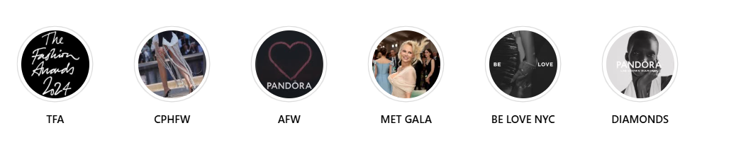 Example of Instagram Highlights 