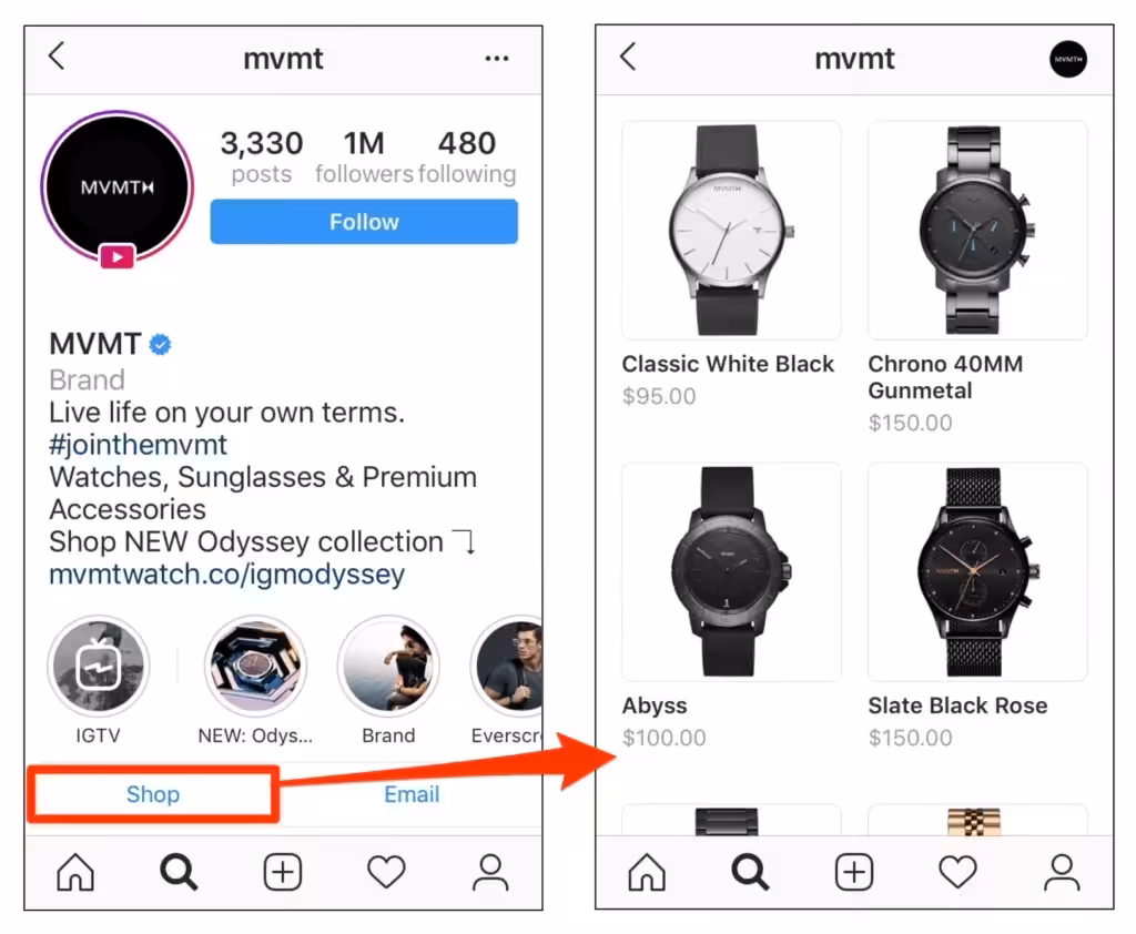 12 Effective Ways to Use Instagram for Small Business 5 Shop