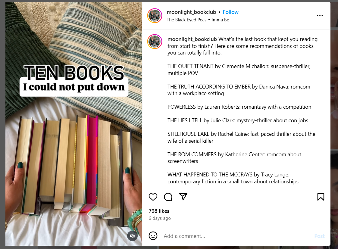 Instagram Caption Hooks Example