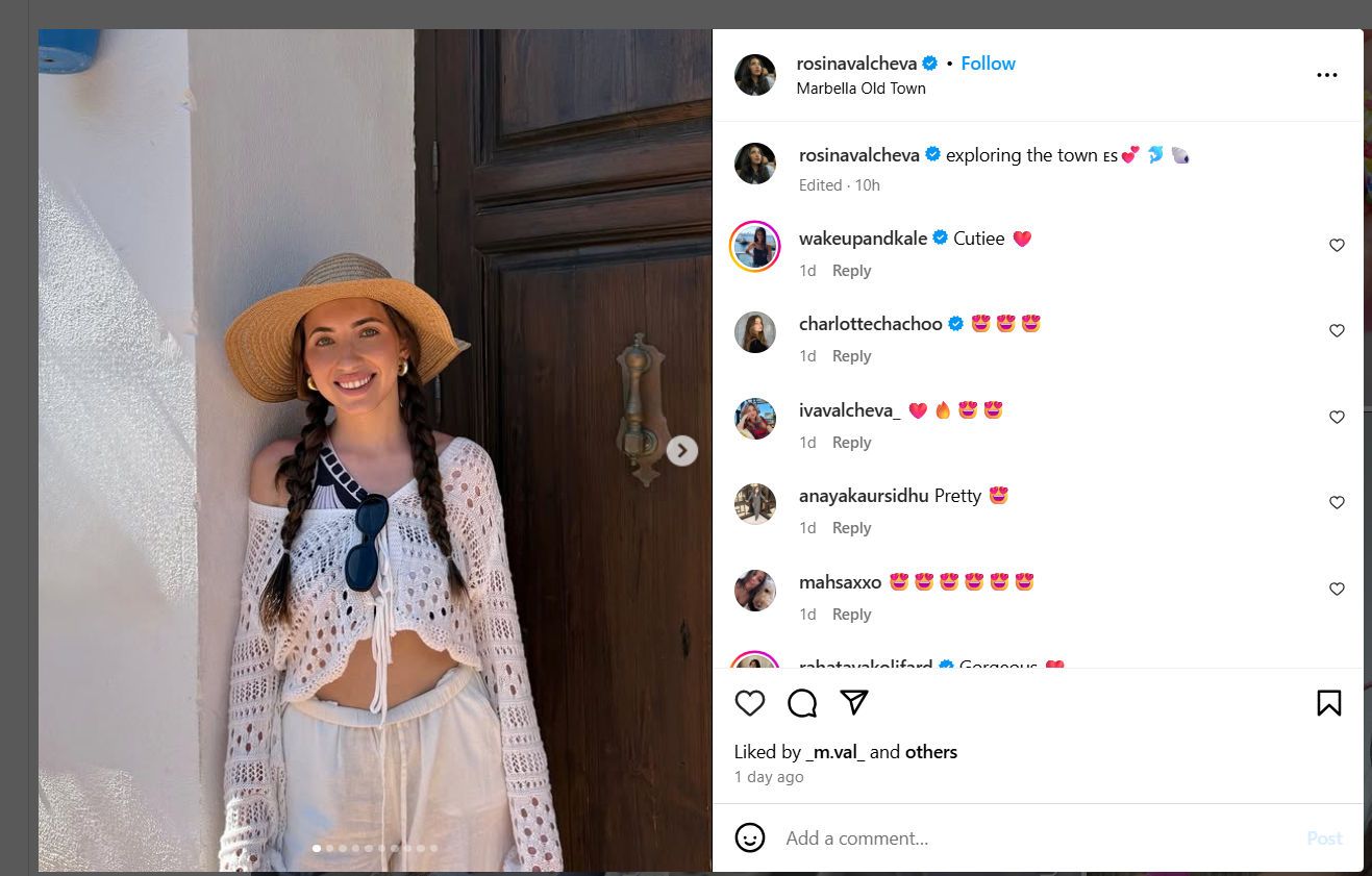 Instagram Photo With Natural Lighting Example