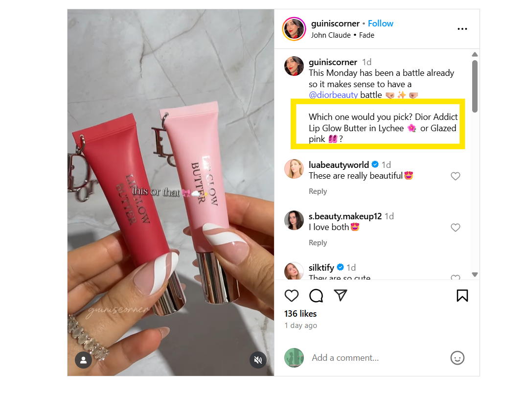 Instagram Post Caption With a CTA