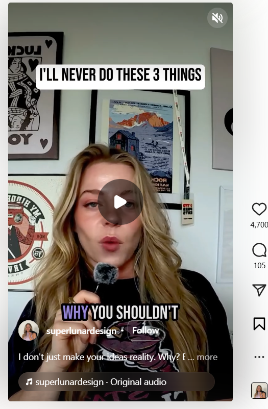 Instagram Reel Example