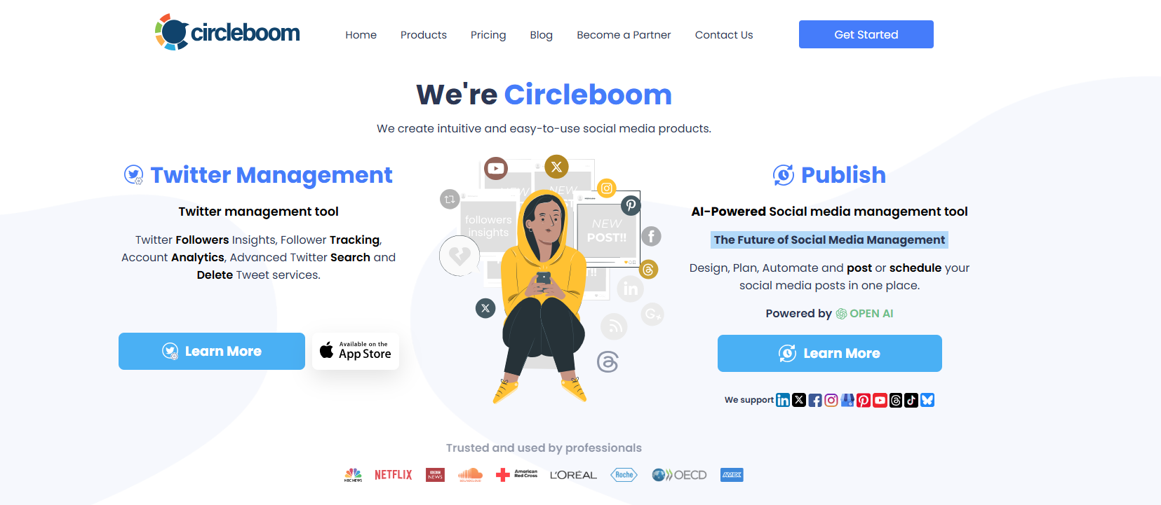 Circleboom’s Landing Page