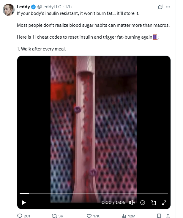 Example of a Tweet With Video