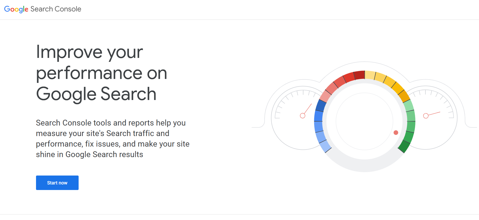 Google Search Console Homepage