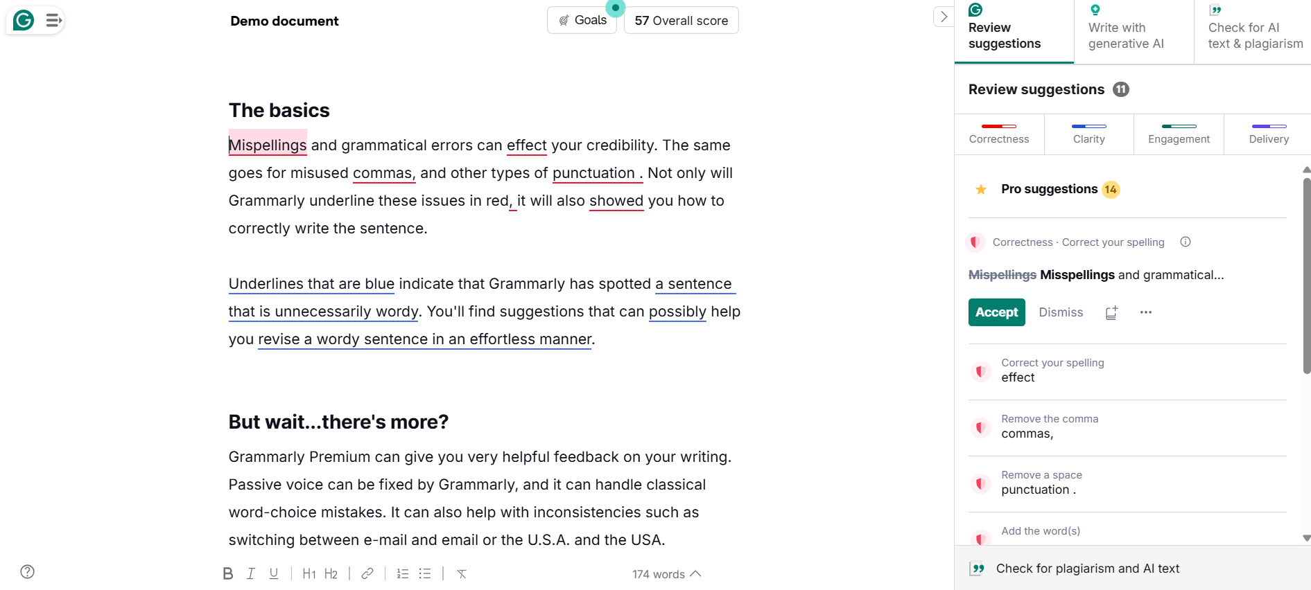 Grammarly Dashboard