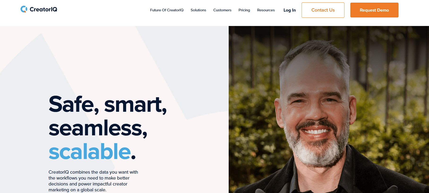 CreatorIQ Landing Page