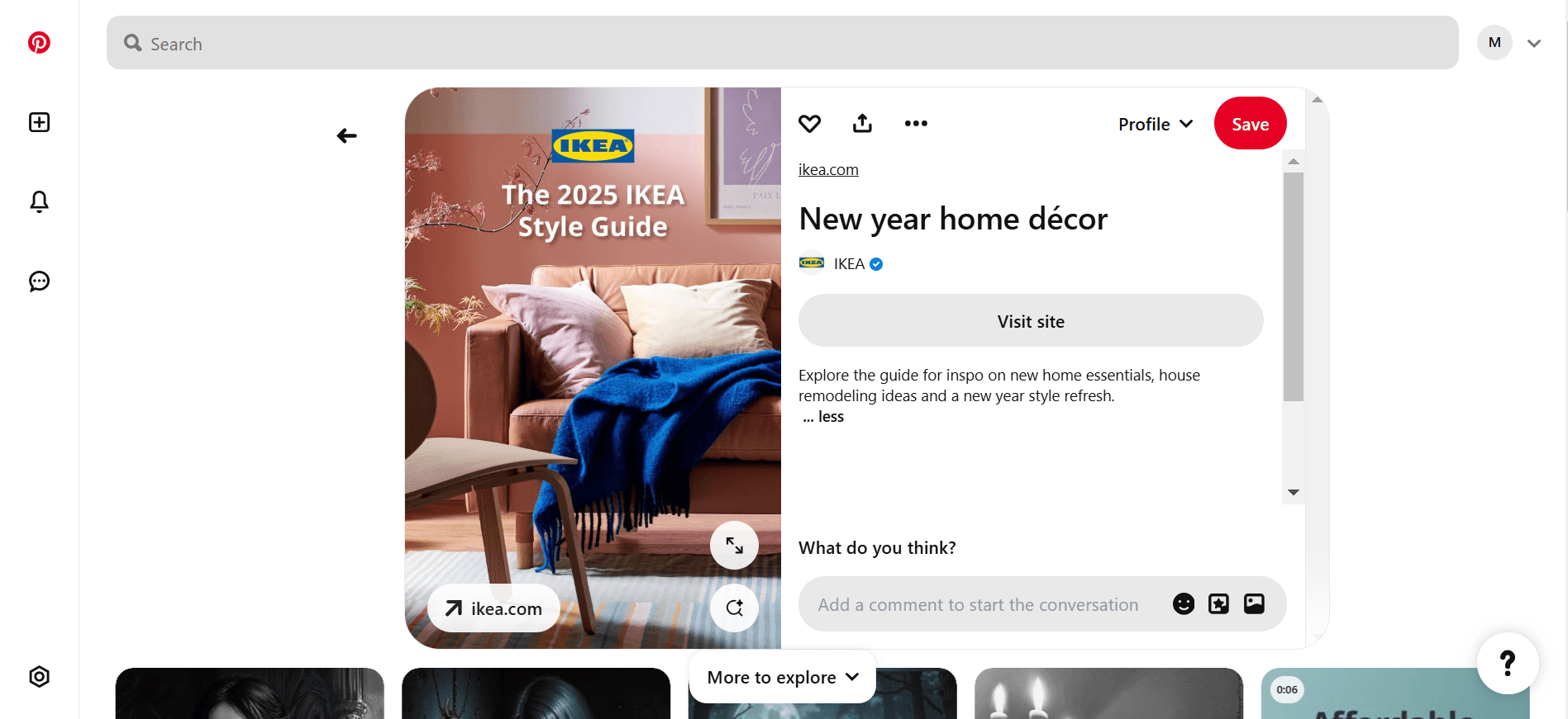 Example of a Rich Pin on Pinterest