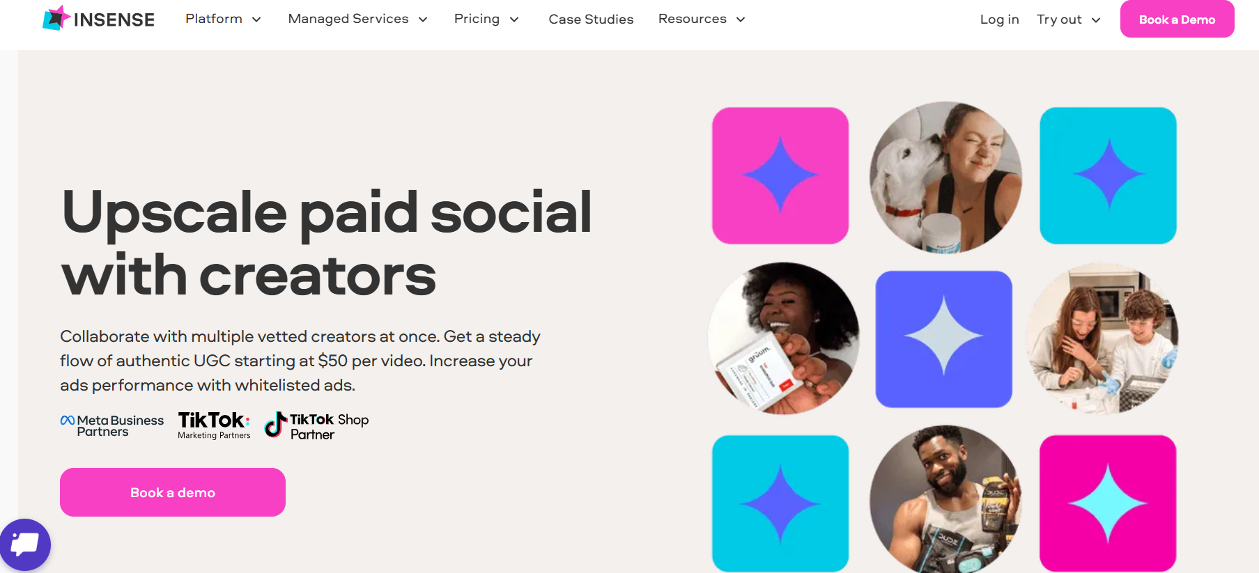 Incense’s Landing Page