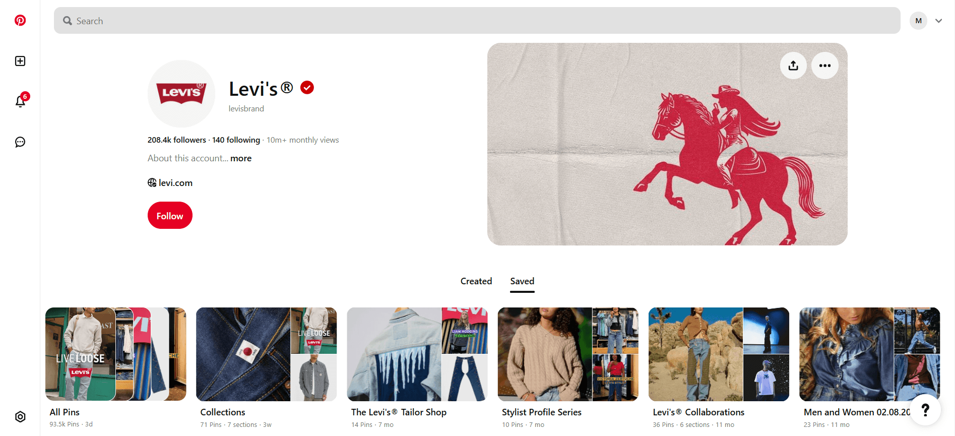 Levis Profile on Pinterest