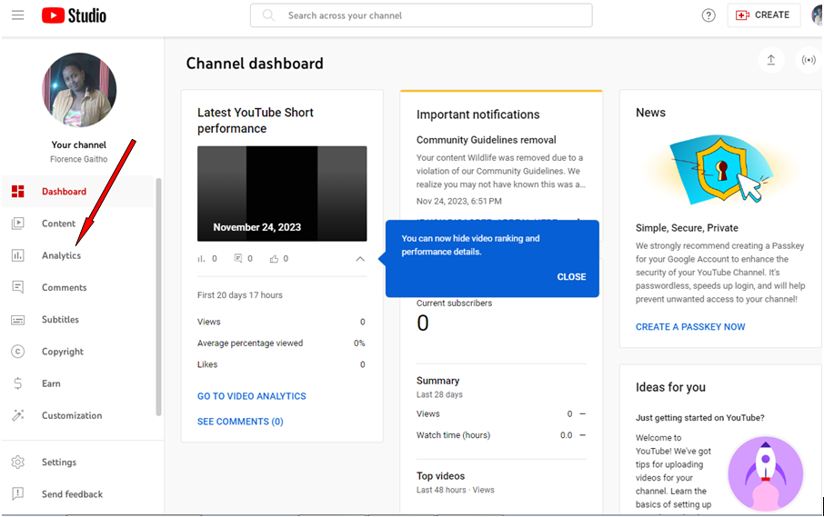 YouTube Analytics: Use Data Metrics to Grow and Track Your Channel 15 YouTube Analytics on Desktop - Step 4