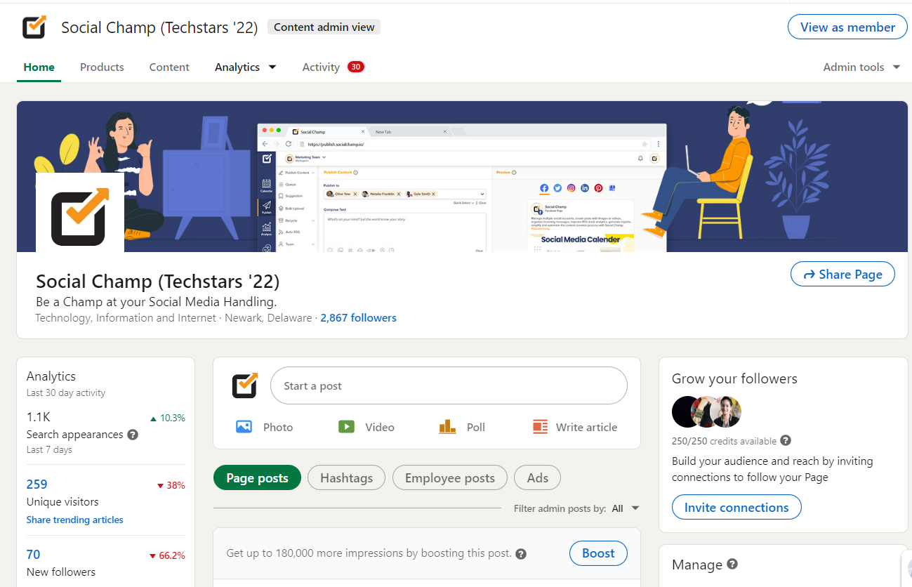 LinkedIn Analytics Explained: Essential Tools & Tips to Measure ROI in 2026 4 Linkedin dashboard