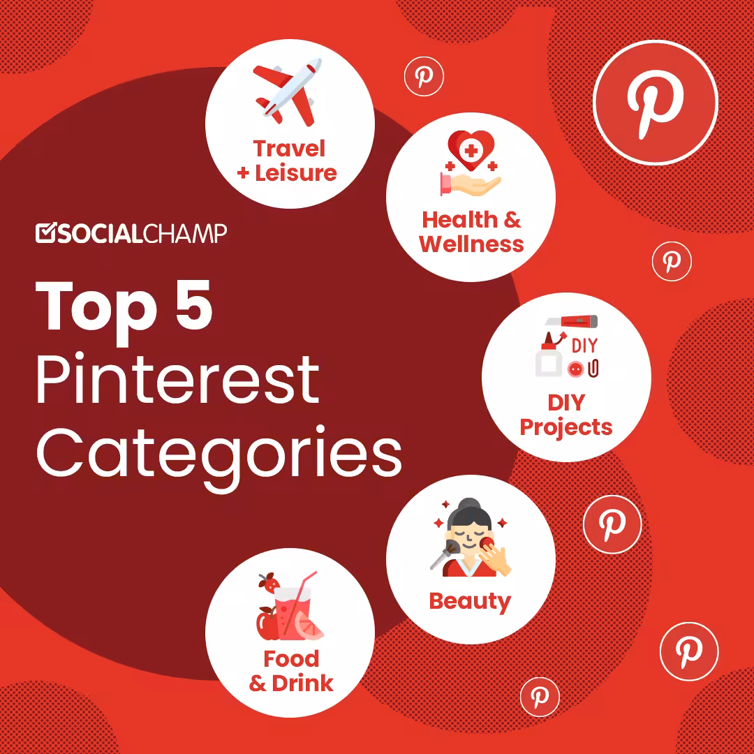 Top 5 Pinterest Categories