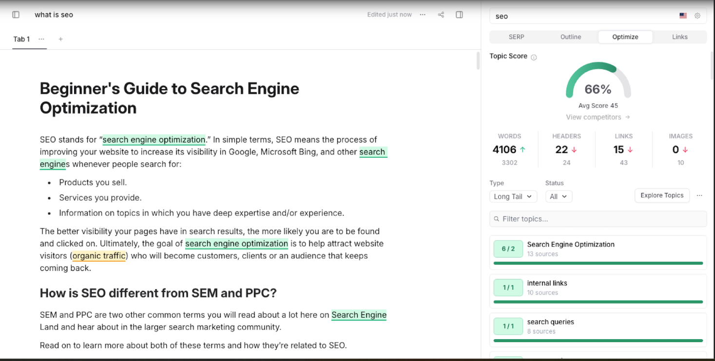 Quillbot's Dashboard