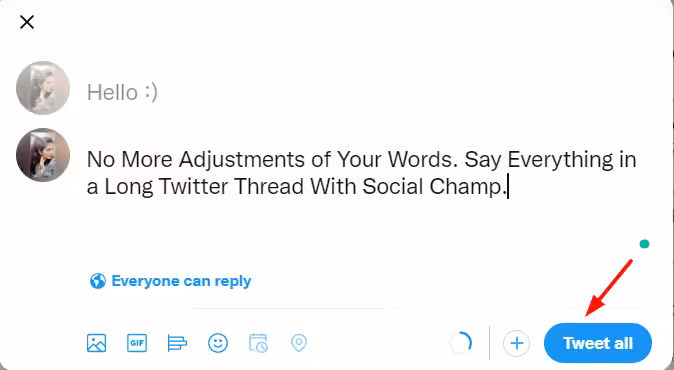 Twitter Thread: How to Achieve High Engagement in 2026 6 Twitter thread step 3