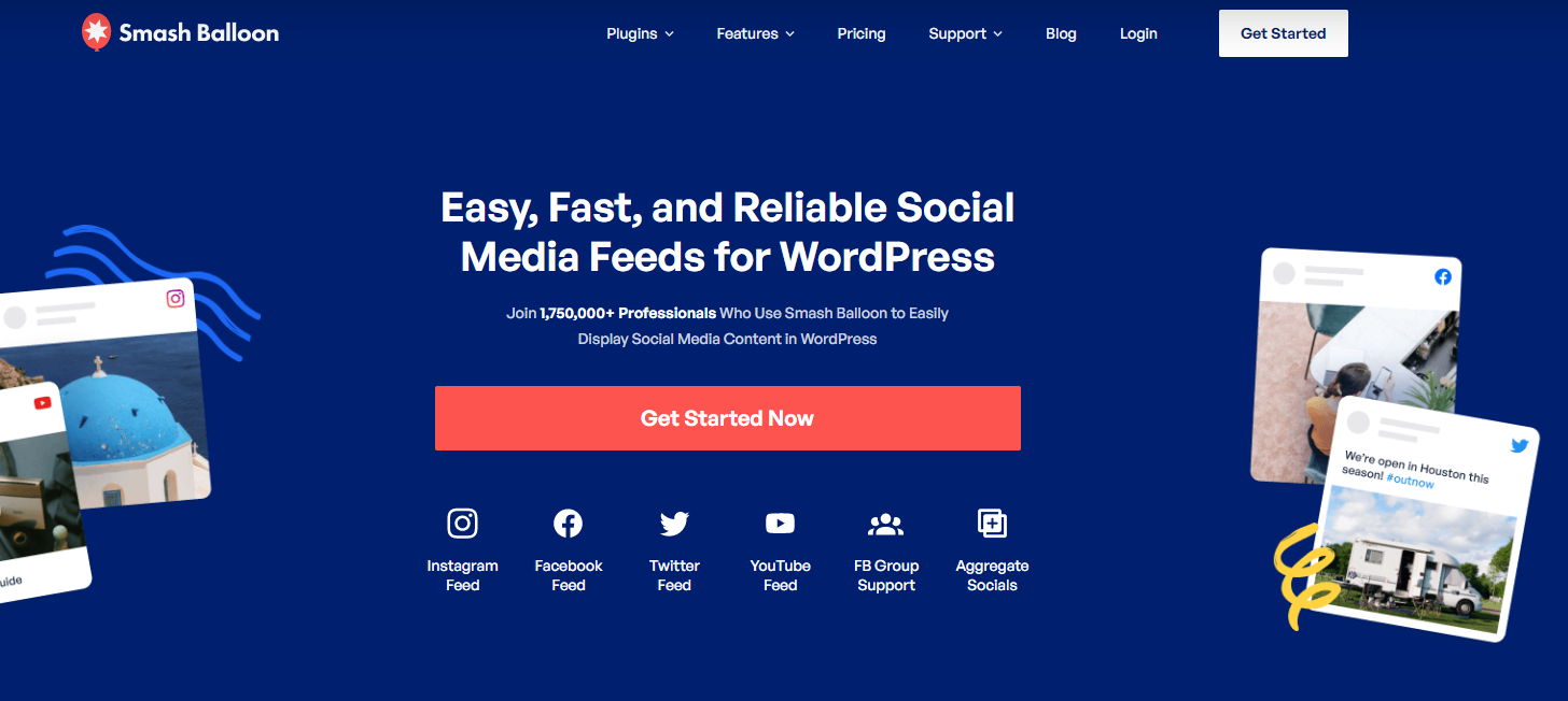 Smash Balloon Twitter Feed Plugin
