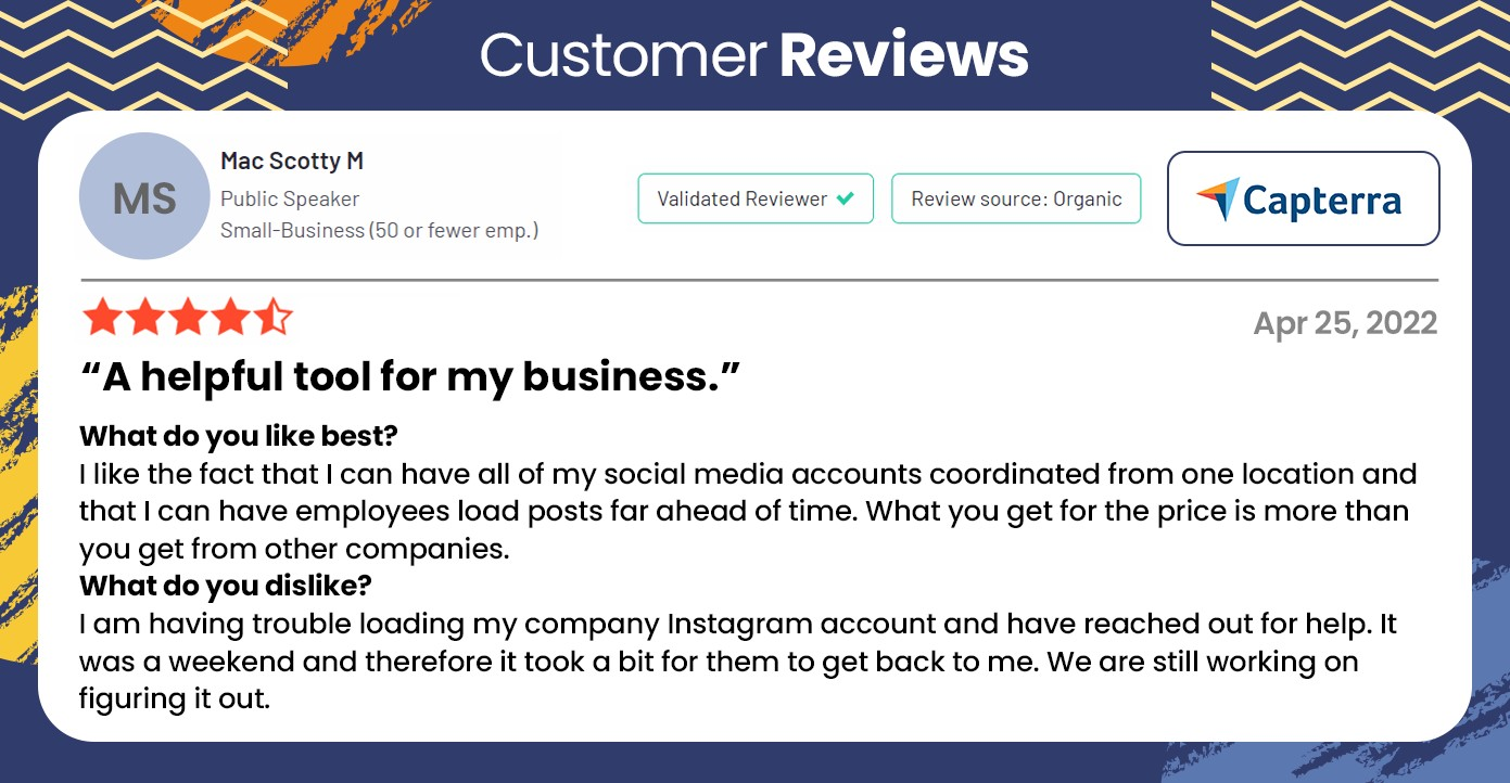 Year In A Review 2022 - An Annual Spotlight 9 customer review for Social Champ