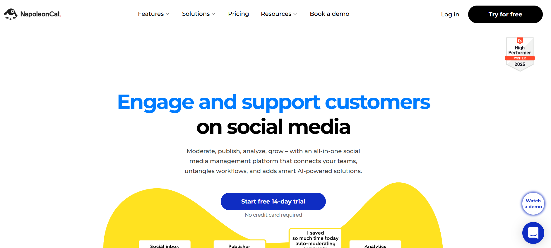 NapoleonCat’s Landing Page