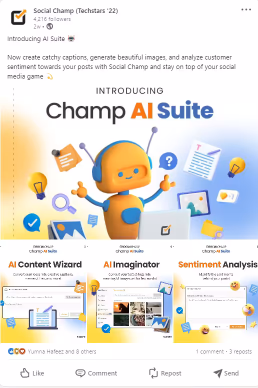 Share Company Updates & News