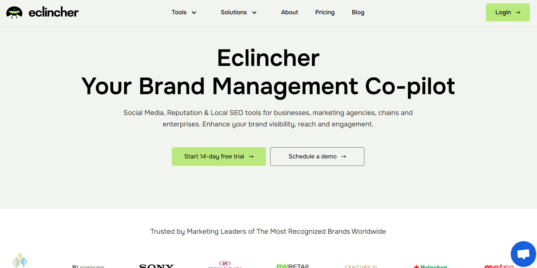 Top 15 LinkedIn Management Tools to Elevate Your Brand in 2025 15 Eclincher Landing Page