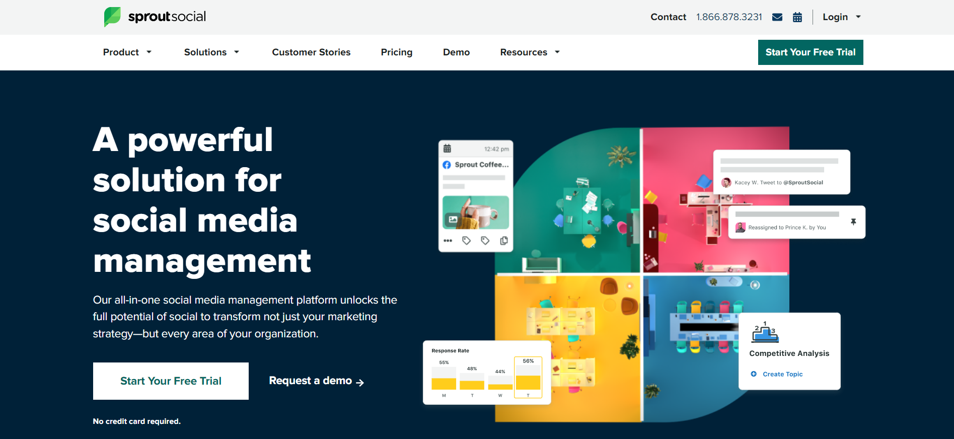 Sprout Social Reviews 2026: Feature Limitations 4 sprout social home page