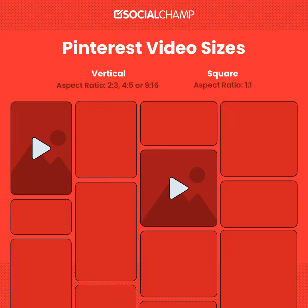 Pinterest Video Sizes