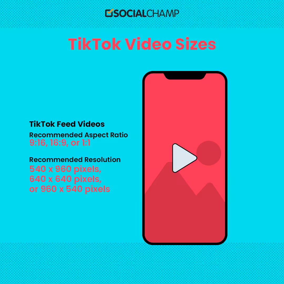 TikTok Video Sizes