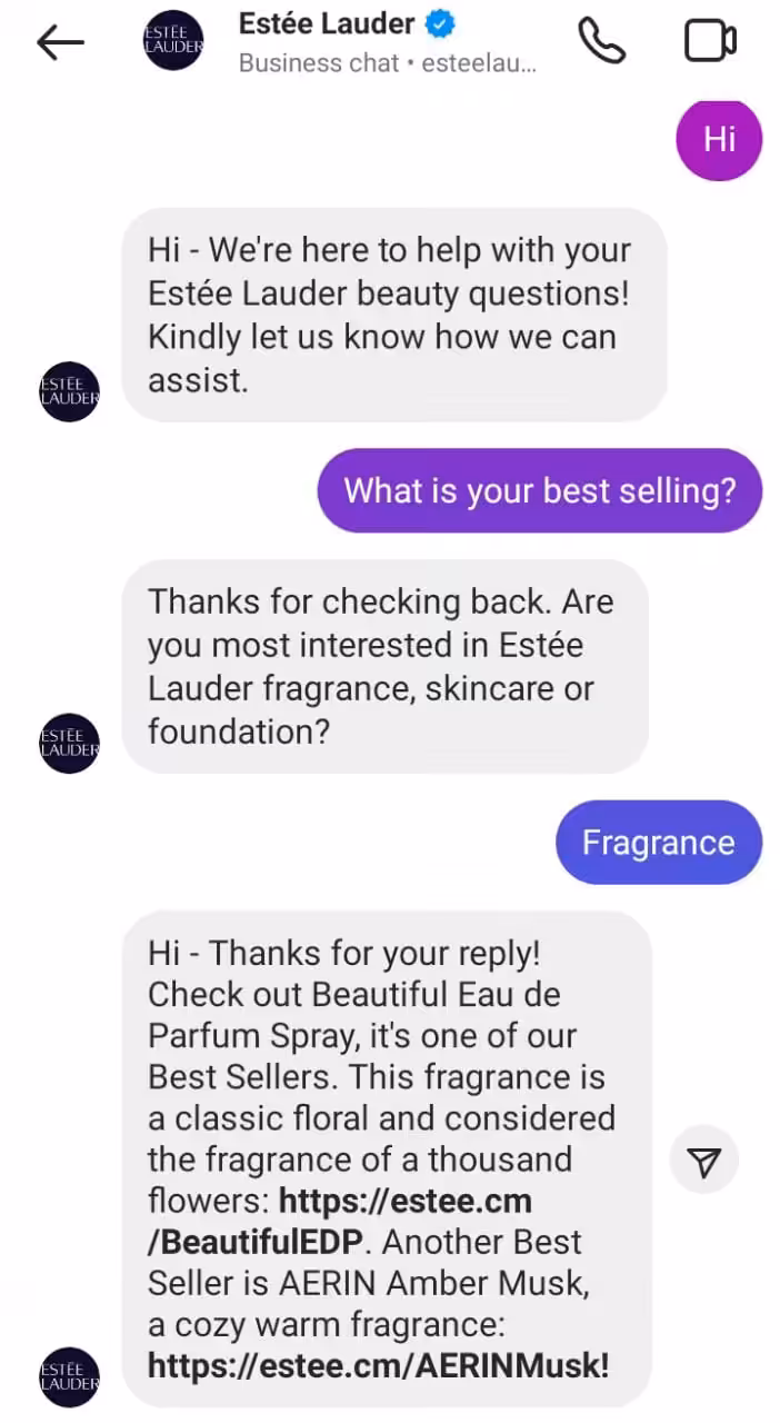 Adaptation of Chatbots for Marketing: The New Buzz in 2026 8 Estee Lauder