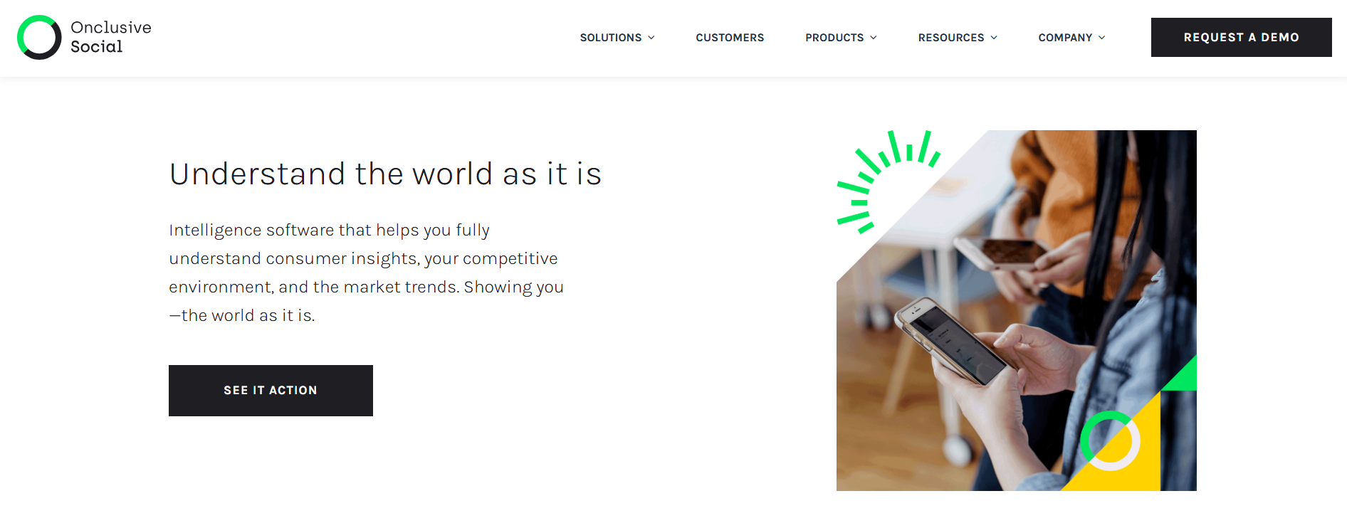 Digimind/Onclusive Social Landing Page