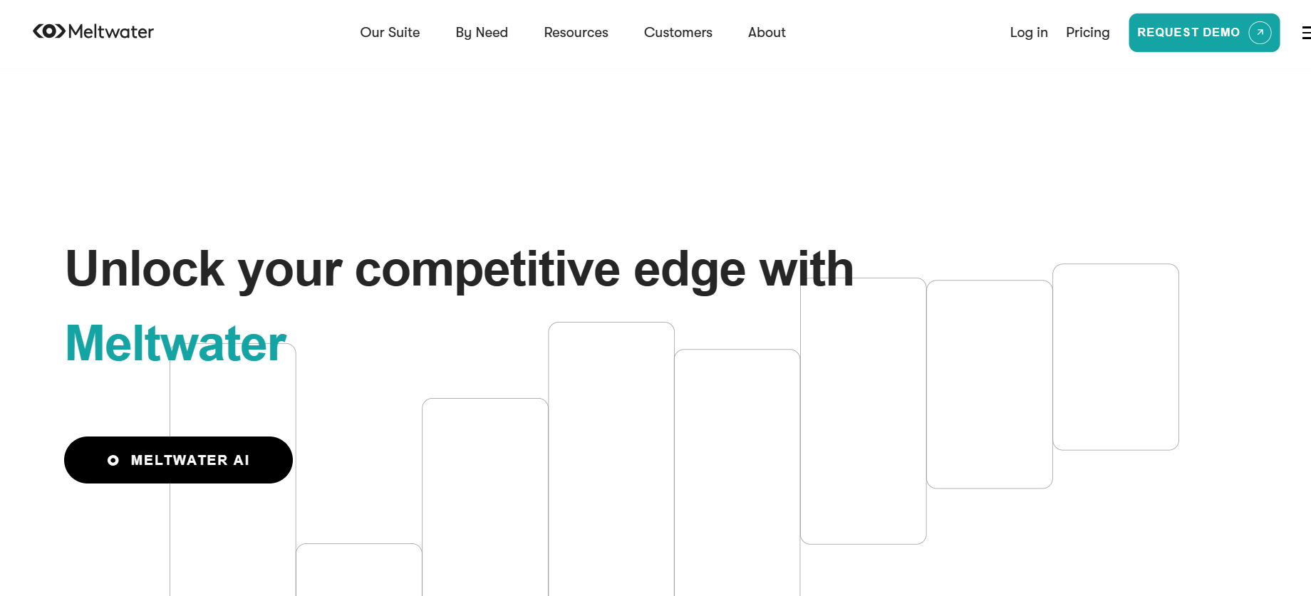 Meltwater’s Landing Page