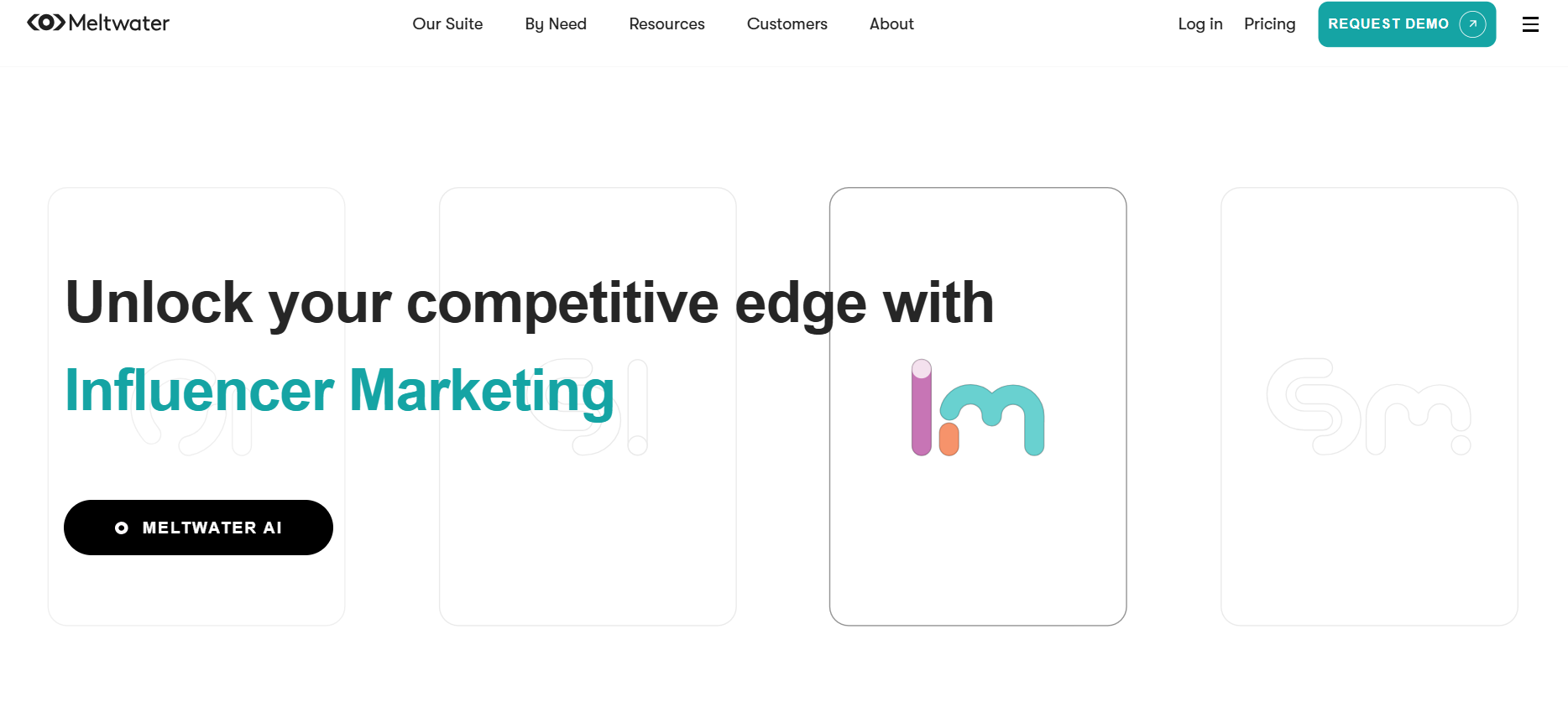 Meltwater’s Landing Page