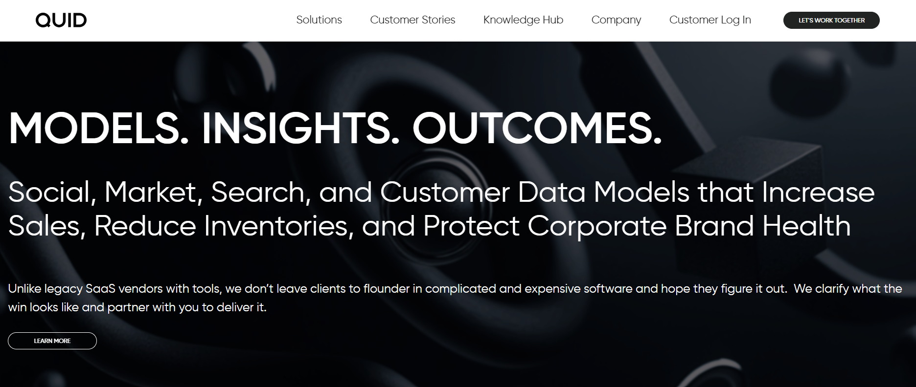 Quid’s Landing Page