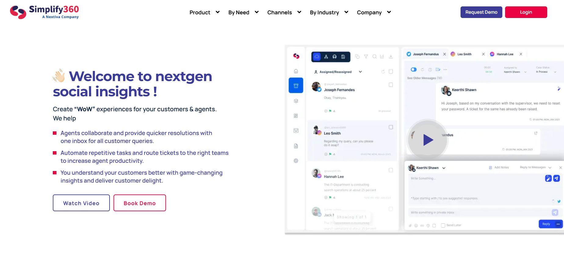 Simplifi360’s Landing Page
