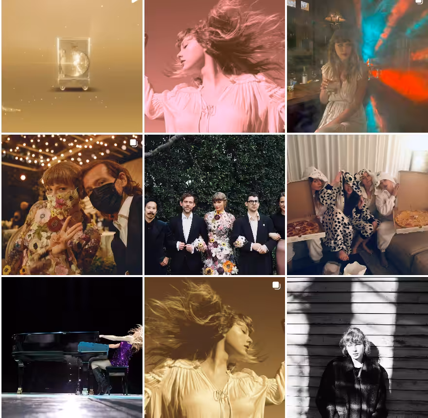 Design Your Instagram Grid Like a Pro in 2026: Tips, Tools, & Ideas 5 taylor swift Instagram grid