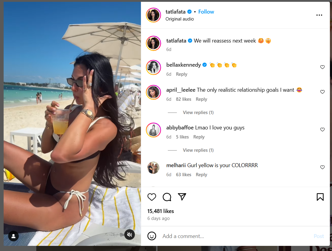 travel & tourism related post on instagram